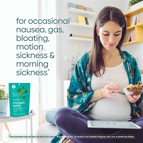 UpSpring Stomach Settle Nausea Relief Drops for Digestive Upset - Mint