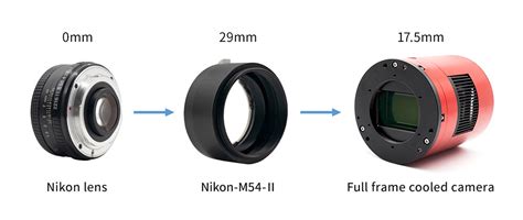 ZWO Nikon M54-II Adapter - ZWO Astronomy Cameras & Accessories - Cameras - Astrophotography ...