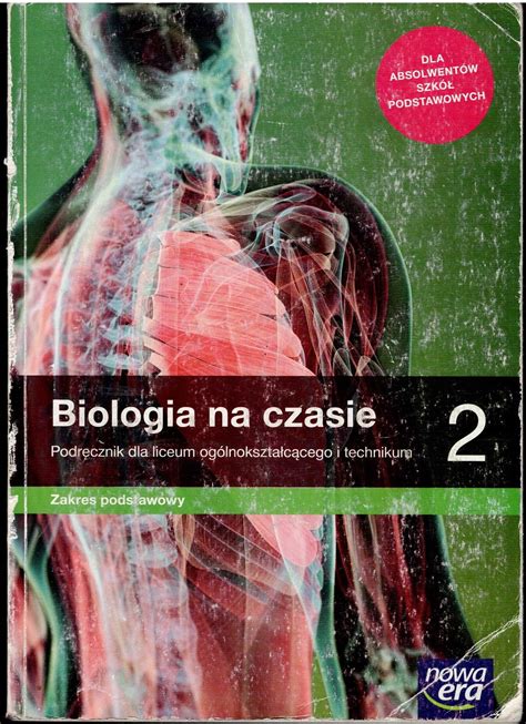 BIOLOGIA NA CZASIE 2 PODRĘCZNIK ZP NOWA ERA 12360811635 Podręcznik