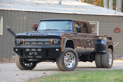 This 1969 Dodge D200 Power Wagon Mega Cab Is One Of A Kind The Drive