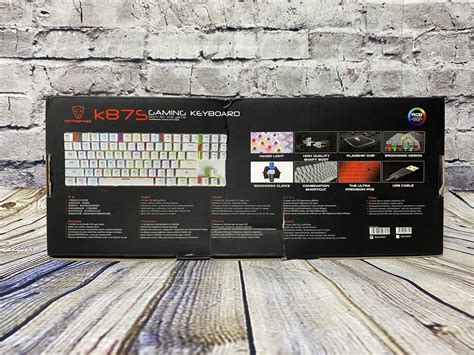 MOTOSPEED K87S gaming keyboard review - The floor can shine!