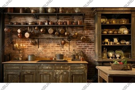 farmhouse rustic kitchen background