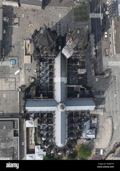 Aerial view Cologne Cathedral, Cologne, Germany Stock Photo - Alamy