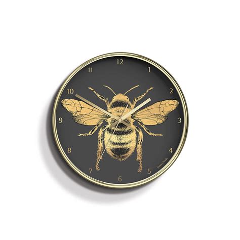 Jones Academy Bee Wall Clock in Gold – Jones Clocks