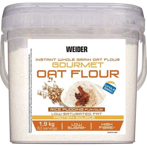 Weider Oat Flour Gourmet Kg Harina De Avena Integral Fuente De