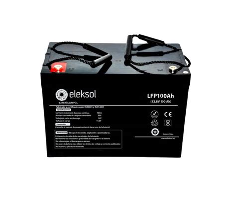 Batería de litio Eleksol LFP100Ah Fusión Energía Solar