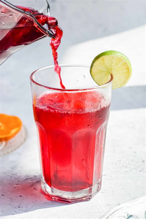 Agua De Jamaica Recipe Hibiscus Iced Tea