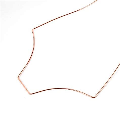 Arekuaei Rose Gold Wire Body Shape Metal Display Bikini Swimwear Hanger 10 Of Pack BigaMart