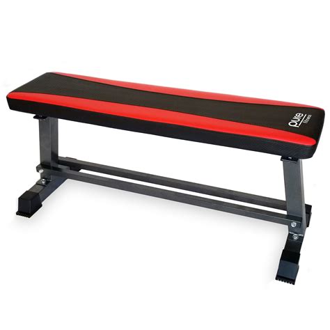 Pure Fitness Flat Bench with Dumbbell Rack - Walmart.com - Walmart.com