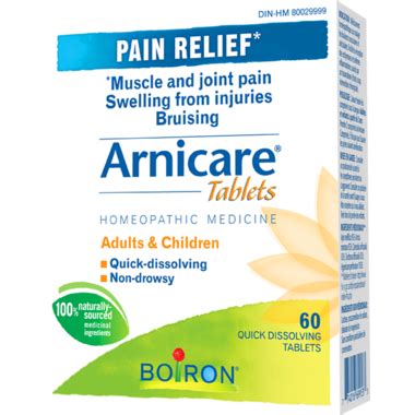 Buy Boiron Arnicare Tablets at Well.ca | Free Shipping $49+ in Canada