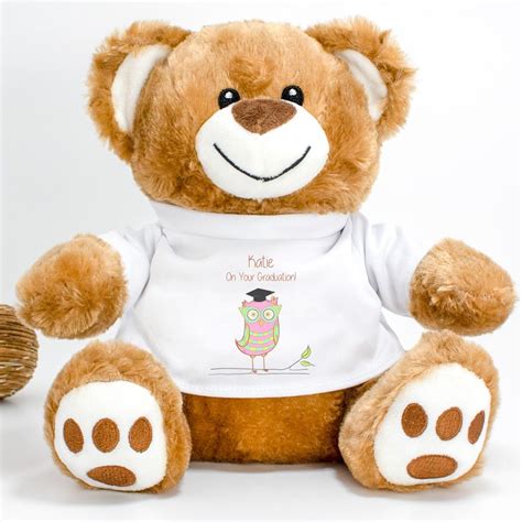 Personalised Graduation Teddy Bear Miss Owl