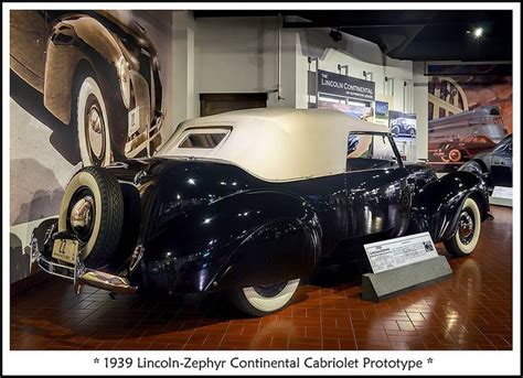 1939 Lincoln Zephyr Continental Cabriolet Prototype Lincoln Cars