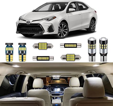 Amazon Autogine Piece White Interior Led Lights Kit For Toyota