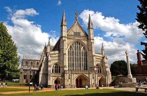 English Historical Fiction Authors Holding Winchester Cathedral In My Hand