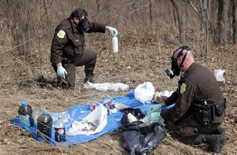 With Cars As Meth Labs Evidence Litters Roads