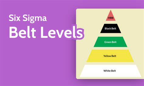 Six Sigma Belt Levels Explained Order Roles Benefits 2024