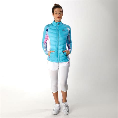 buy BIDI BADU Dania Tech Down Training Jacket Women - Turquoise, White ...