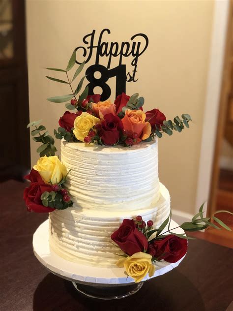 Grandpa’s 81st birthday cake : r/cake