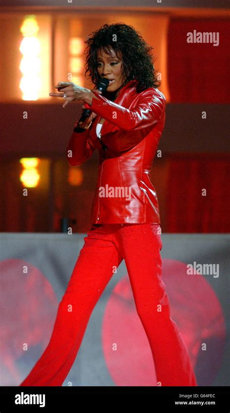 Mtv Whitney Houston Stock Photo Alamy