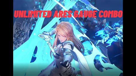 Granblue Fantasy Relink Katalina Combo Unlimited Ares Gauge Youtube