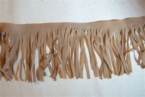 Faux Suede Fringe Trim Long Trim By The Yard By Hbarncraftworks