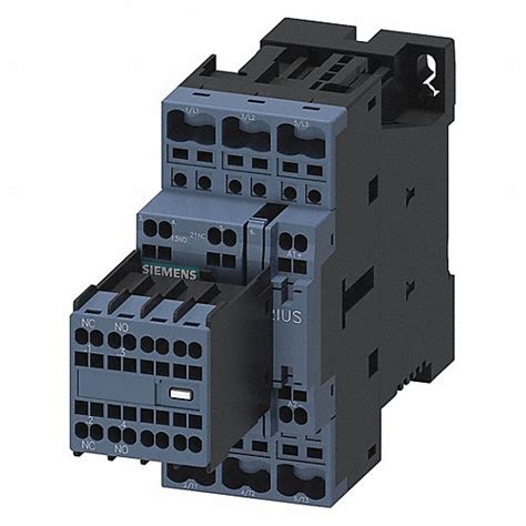 SIEMENS, Non-Reversing, 3 Poles, IEC Power Contactor - 56JW78 ...