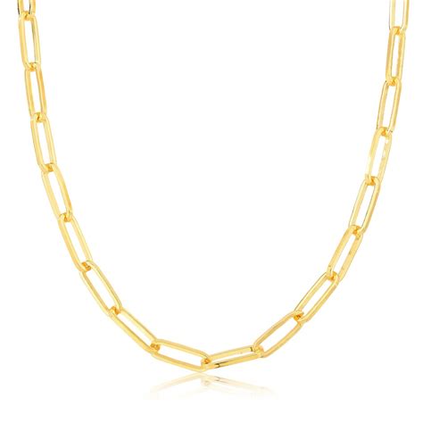 Corrente Elo Cartier Largo Mm Cm Banhada Em Ouro K L Via