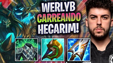 WERLYB CARREANDO CON HECARIM HRTS Werlyb Juega Hecarim Jungla Vs