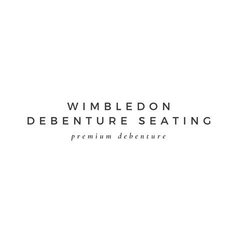 Wimbledon Centre Court Debenture Tickets Premium Views