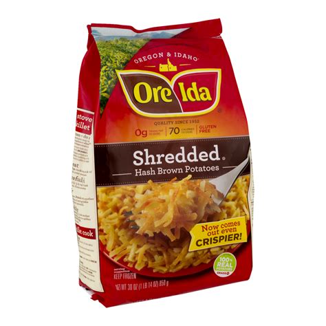 Ore-Ida Country Hash Browns Shredded 30oz Bag | Garden Grocer