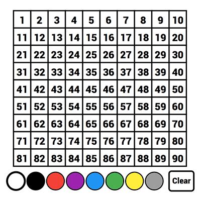 Free Printable Numbers 1 90 PRINTABLE TEMPLATES