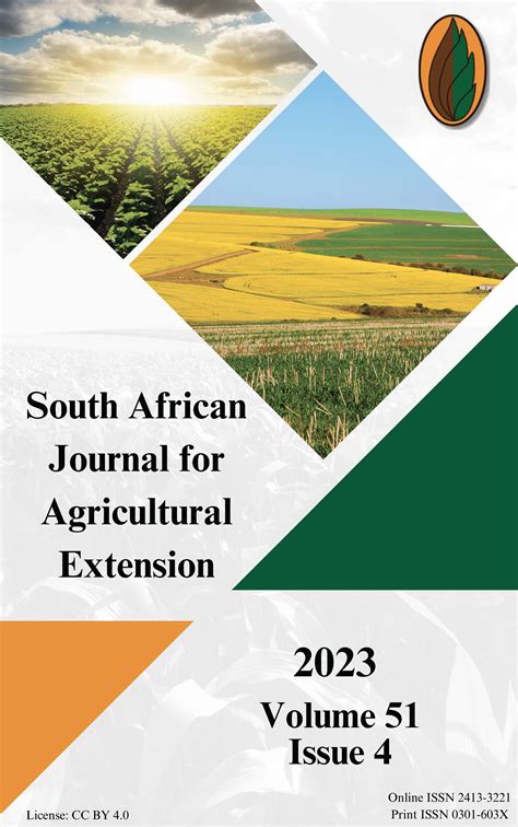 Vol 51 No 4 2023 South African Journal Of Agriculture Extension