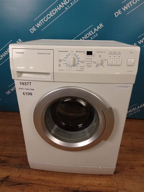 Wasmachine 6 Kg 1200 Toeren Siemens WXL1250NL De Witgoedhandelaar