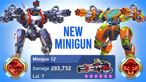 Minigun 12 With Stalker Orion Mech Arena New Weapon YouTube