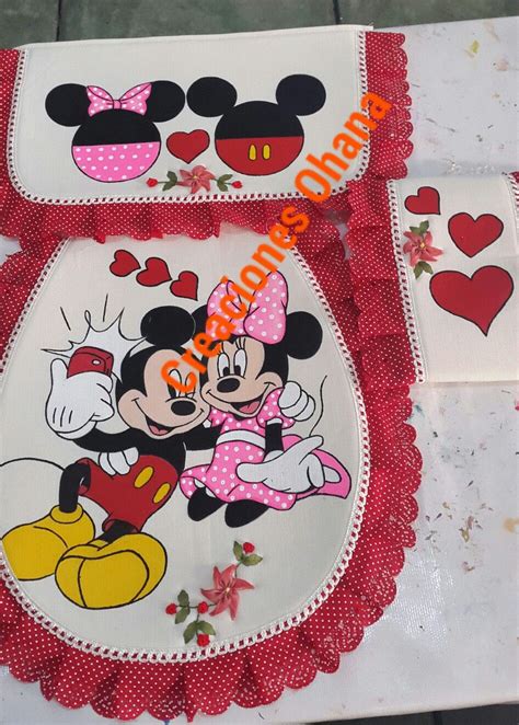 Pin by barbara calizaya on decoración de baños Minnie Mickey Minnie