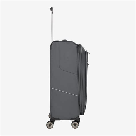 Travelite Skaii 4 Rad Trolley M Erweiterbar Gipfelgrau Lufthansa