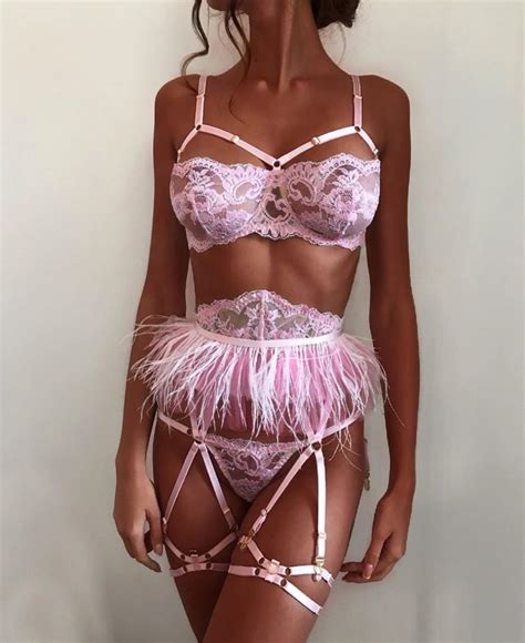 Soft Pink Racy Jet Set Babe Custom Lingerie Slaylebrity