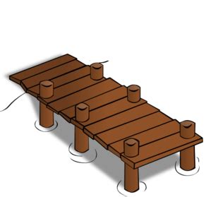 Dock In Brown Clip Art at Clker.com - vector clip art online, royalty free & public domain