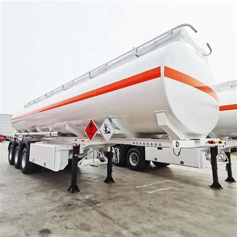 3 Axle 50000 Liters Fuel Tank Truck Oil Fuel Tanker Semi Trailer For