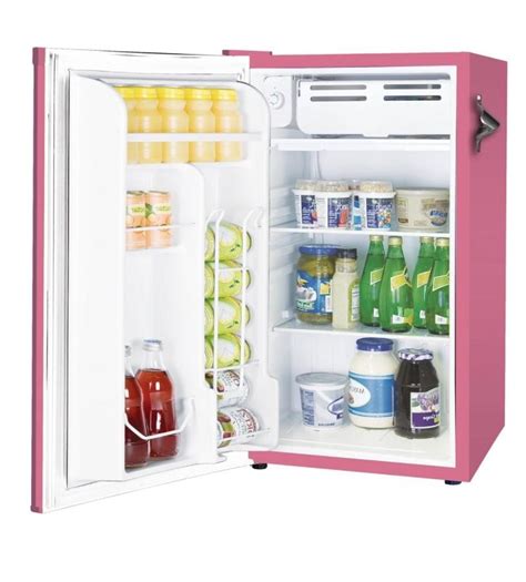 New 32 Cu Ft Pink Retro Mini Fridge