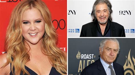 Amy Schumer Reacts To Robert De Niro And Al Pacino Becoming Fathers