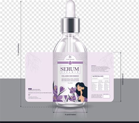 Saffron Extract Collagen Serum Packaging Png PNGWing