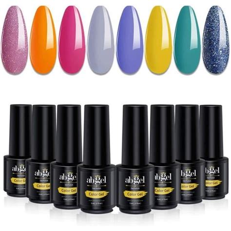 Nude Series Gel Vernis à Ongles Set Couleurs UV LED Soak Off Gel Polish Kit pour Automne Hiver