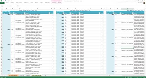 Coin Inventory Spreadsheet — db-excel.com