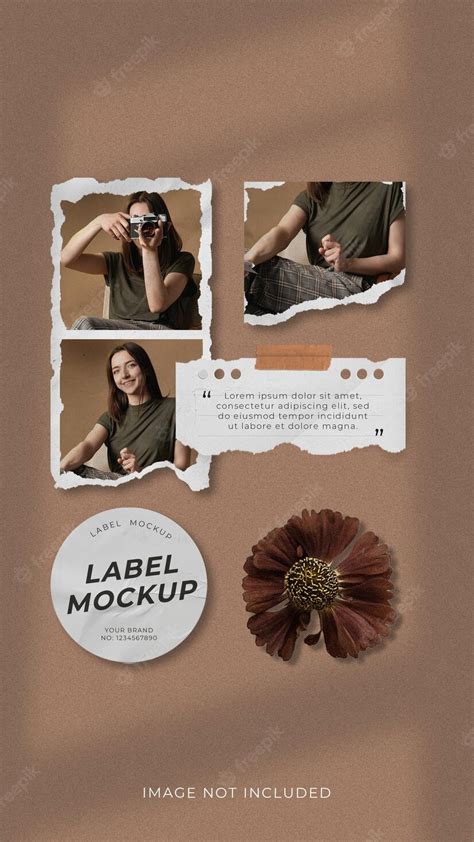 Premium Psd Mood Board Mockup Template For Instagram Story