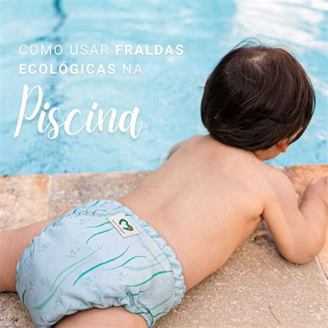Fralda Para Entrar Na Piscina - Fralda Ecológica para Piscina - Ajuste por Elástico - Preguiça - Morada ...