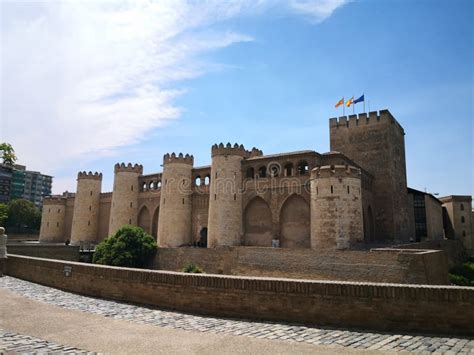 Aljaferia Palace stock photo. Image of town, wall, temple - 255661868