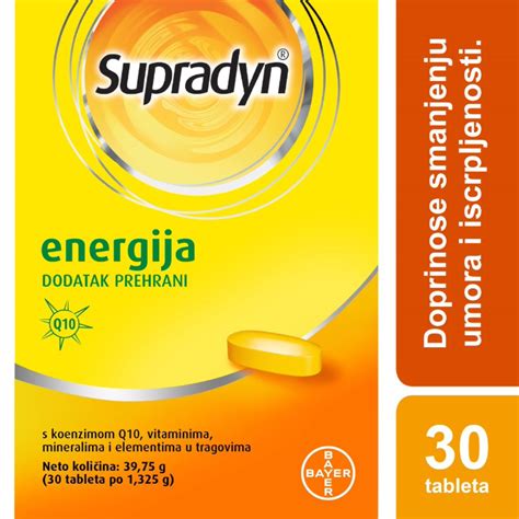 Supradyn Q10 30 tableta - Online apoteka Srbotrade