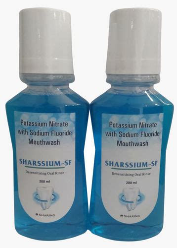 Potassium Nitrate With Sodium Fluoride Mouthwash Manufacturersupplier