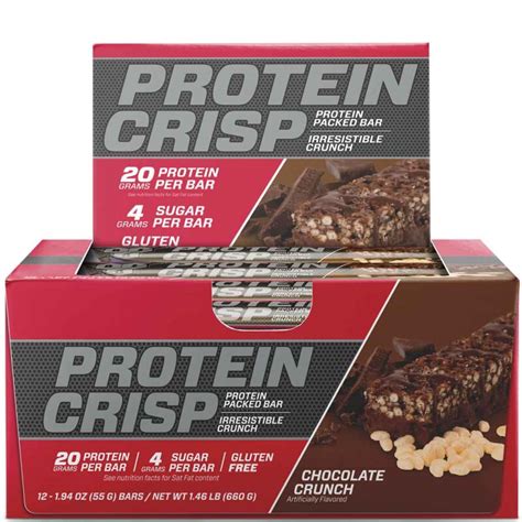 Bsn Protein Crisp Bars Box Of 12